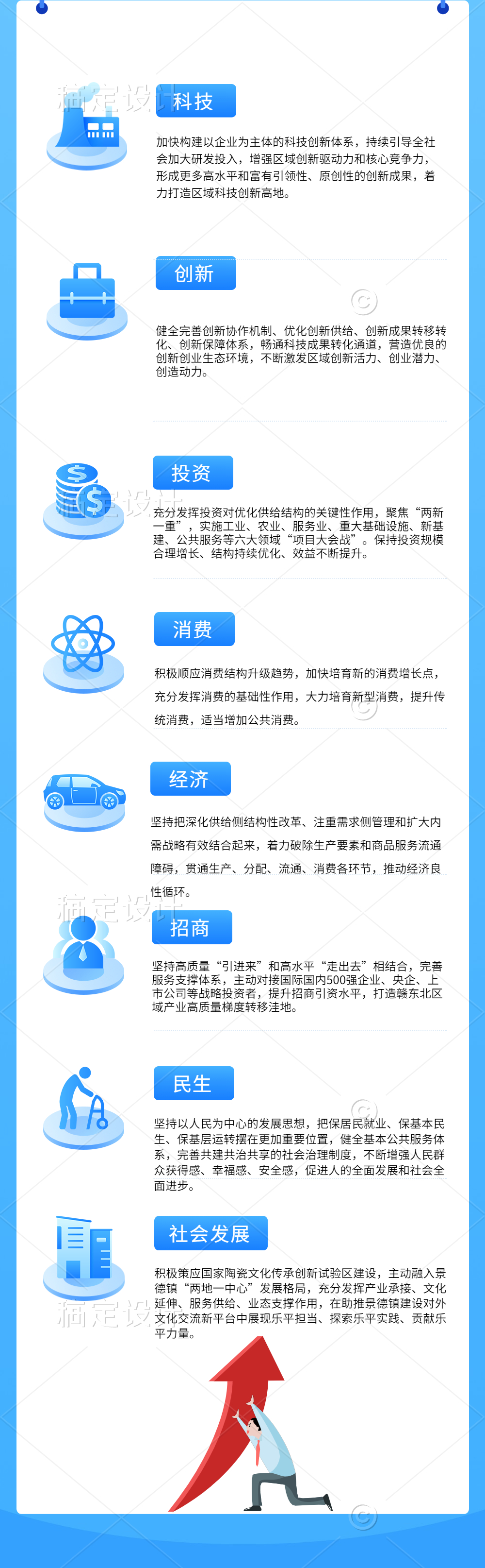 一图读懂政务年终汇报工作总结文章长图.jpg
